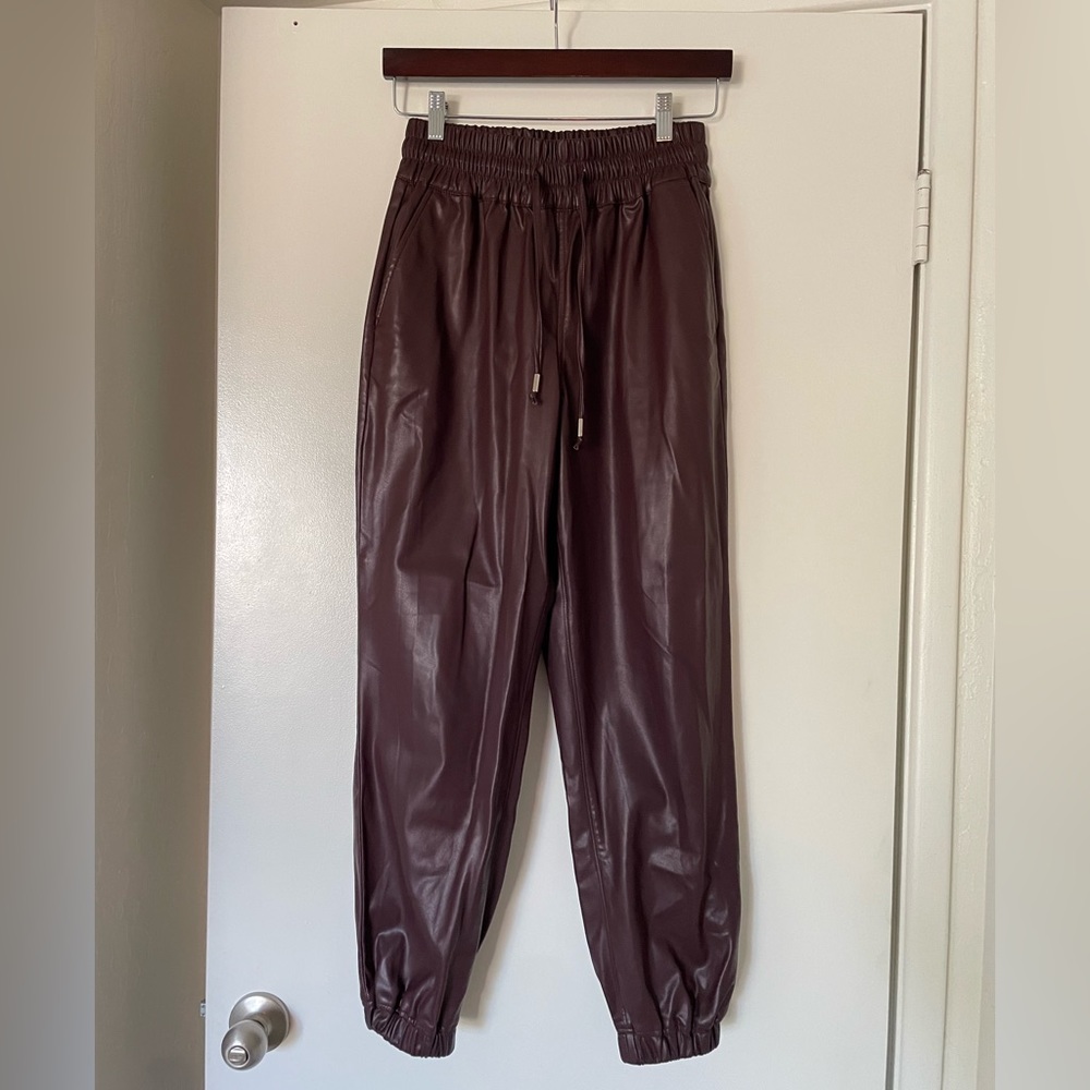 Blank NYC Maroon Jogger Pants